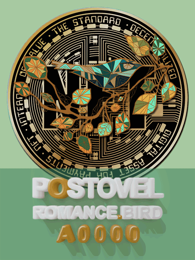 Postovel Romance Bird A0000
